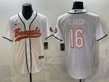 Joe Flacco Cincinnati Bengals white jersey