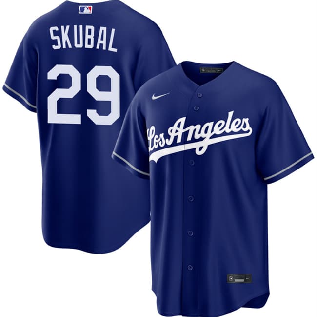 Tarik Skubal Los Angeles Dodgers royal Alternate jersey