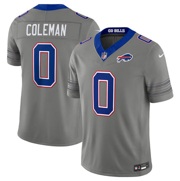 Keon Coleman Buffalo Bills gray Vapor jersey