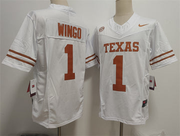 Ryan Wingo Texas Longhorns white jersey