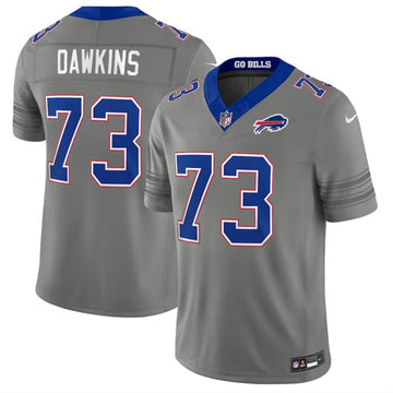 Dion Dawkins Buffalo Bills gray Vapor jersey