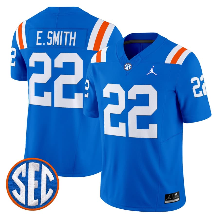 Emmitt Smith Florida Gators royal Vapor jersey