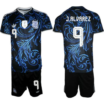 Julián Álvarez Argentina National Team black Away jersey