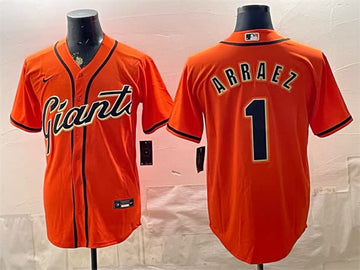 Luis Arraez San Francisco Giants orange jersey