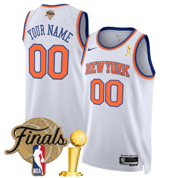 Custom New York Knicks white jersey