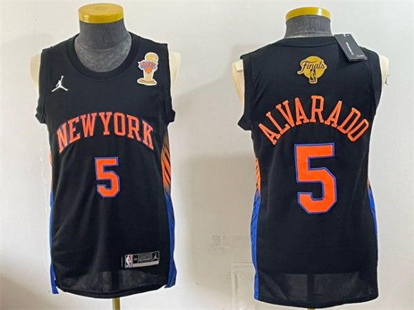 Jose Alvarado New York Knicks black jersey