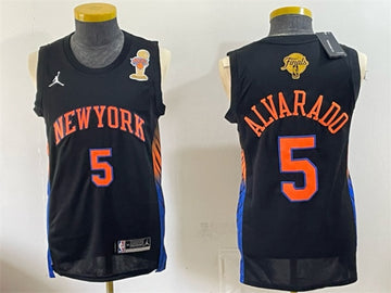 Jose Alvarado New York Knicks black jersey