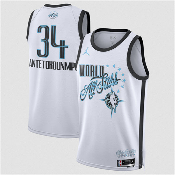 Giannis Antetokounmpo NBA All-Star white jersey