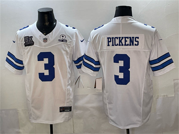 George Pickens Dallas Cowboys white Vapor jersey
