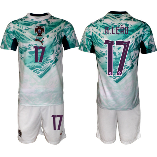 Rafael Leão Portugal National Team green Away jersey