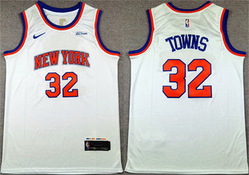 Karl-Anthony Towns New York Knicks white jersey