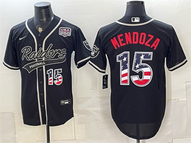 Fernando Mendoza Las Vegas Raiders black Vapor jersey