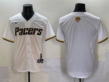 Custom Indiana Pacers white Vapor jersey