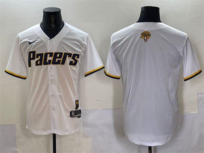 Custom Indiana Pacers white Vapor jersey