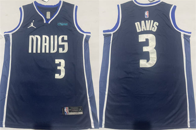 Anthony Davis Dallas Mavericks navy jersey