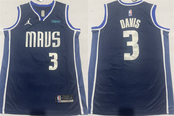Anthony Davis Dallas Mavericks navy jersey