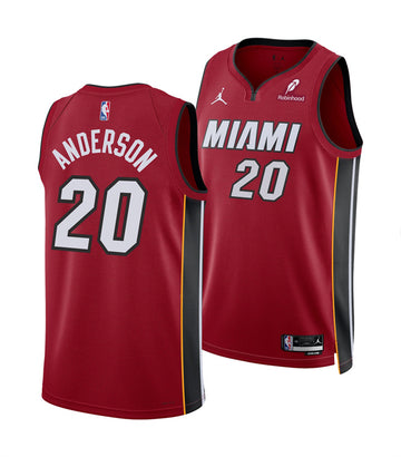 Kyle Anderson Miami Heat red jersey