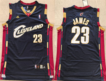 LeBron James Cleveland Cavaliers black Throwback jersey
