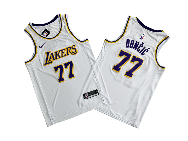 Luka Doncic Los Angeles Lakers white jersey