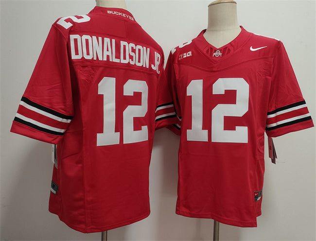 CJ Donaldson Ohio State Buckeyes red Limited jersey