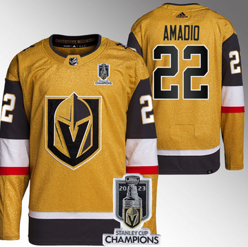 Michael Amadio Vegas Golden Knights gold jersey