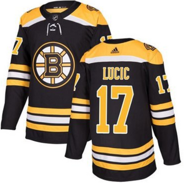 Milan Lucic Boston Bruins black jersey