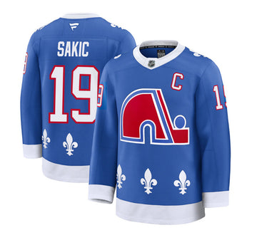 Joe Sakic Colorado Avalanche blue Alternate jersey
