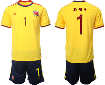 Ospina Colombia National Team yellow Home jersey