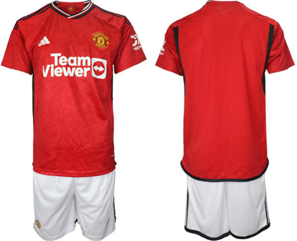 Custom Manchester United red Home jersey