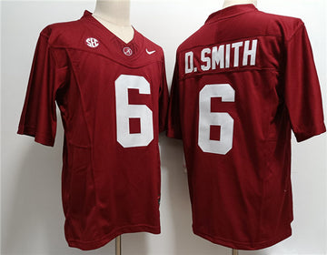 DeVonta Smith Alabama Crimson Tide red jersey