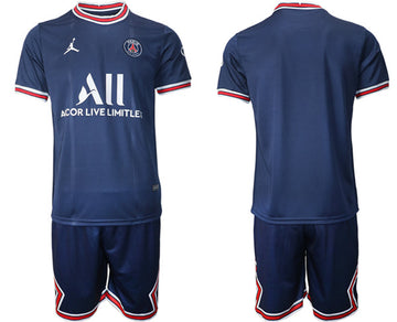 Custom Paris Saint-Germain blue jersey