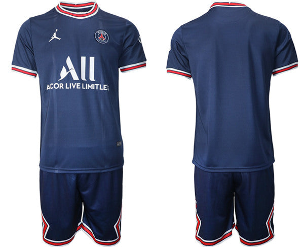 Custom Paris Saint-Germain blue jersey
