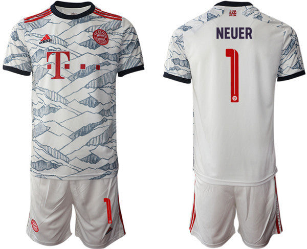 Neuer Bayern Munich white Away jersey