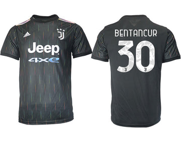 Rodrigo Bentancur Juventus black Away jersey