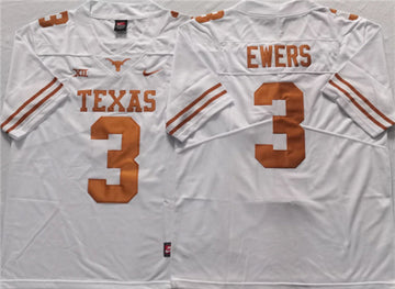 Quinn Ewers Texas Longhorns white jersey