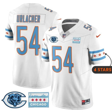Brian Urlacher Chicago Bears white City Edition jersey