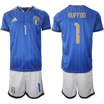 Gianluigi Buffon Italy National Team blue Home jersey