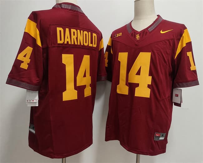 Sam Darnold USC Trojans red jersey