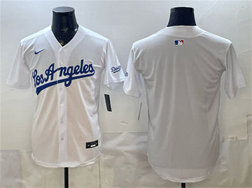 Custom Los Angeles Dodgers white Alternate jersey