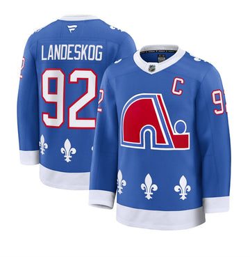 Gabriel Landeskog Colorado Avalanche blue Alternate jersey