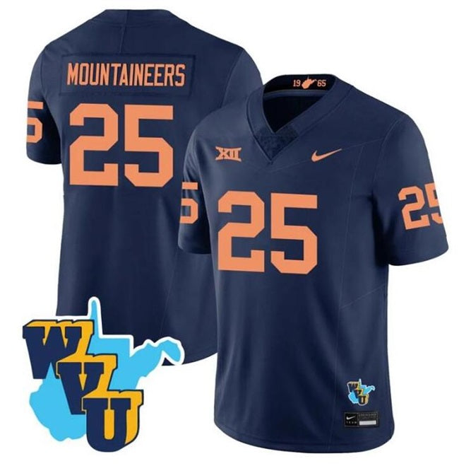 Garrett Greene West Virginia Mountaineers black jersey