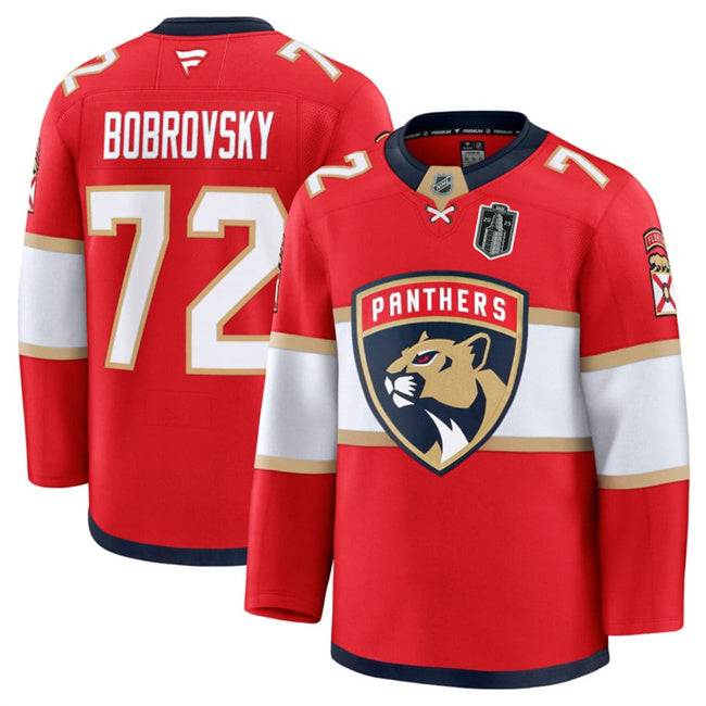 Sergei Bobrovsky Florida Panthers red jersey