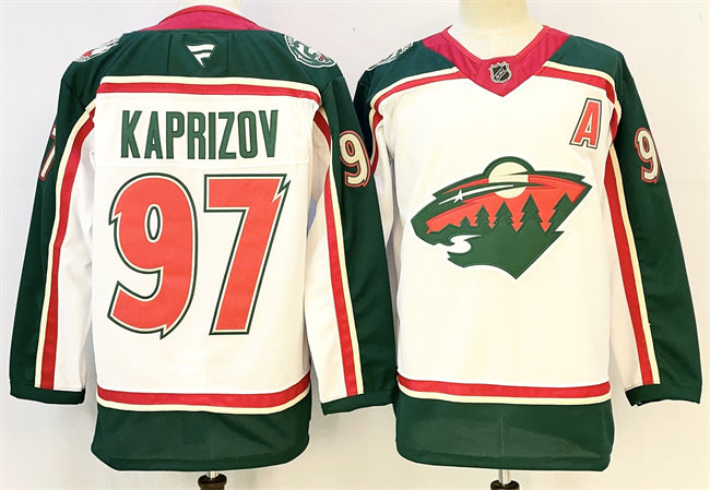 Kirill Kaprizov Minnesota Wild white jersey