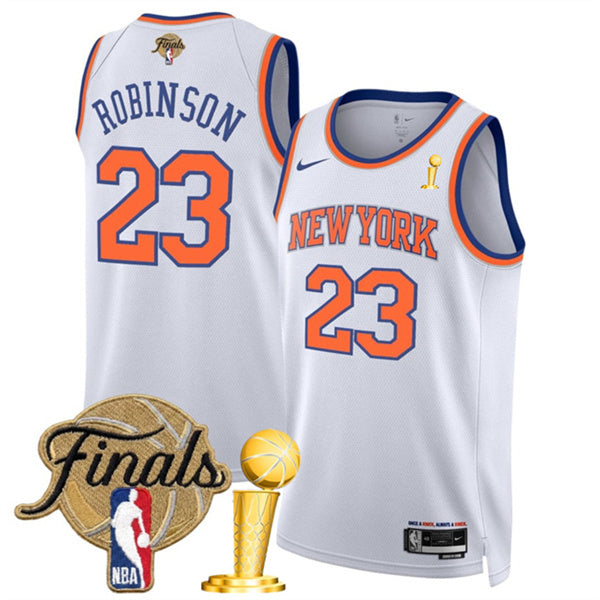 Mitchell Robinson New York Knicks white jersey