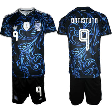 Gabriel Batistuta Argentina National Team black Away jersey