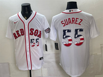 Ranger Suarez Boston Red Sox white Home jersey