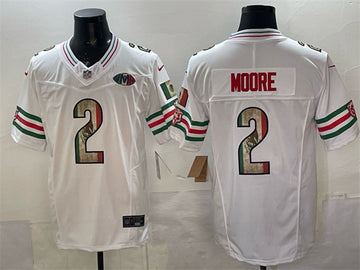 D.J. Moore Chicago Bears white jersey