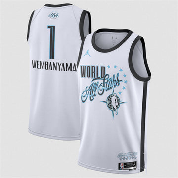 Victor Wembanyama NBA All-Star white jersey