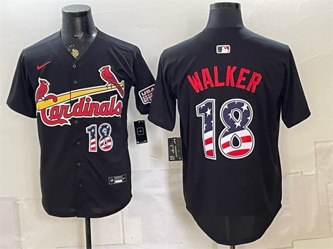 Jordan Walker St. Louis Cardinals black jersey