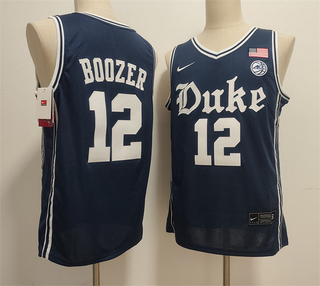 Cameron Boozer Duke Blue Devils navy jersey